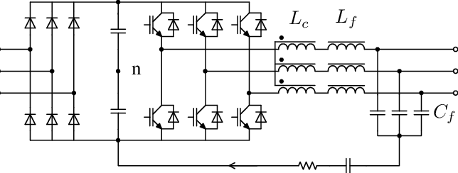 РИС. 1. Принципиальная схема работы преобразователя частоты.